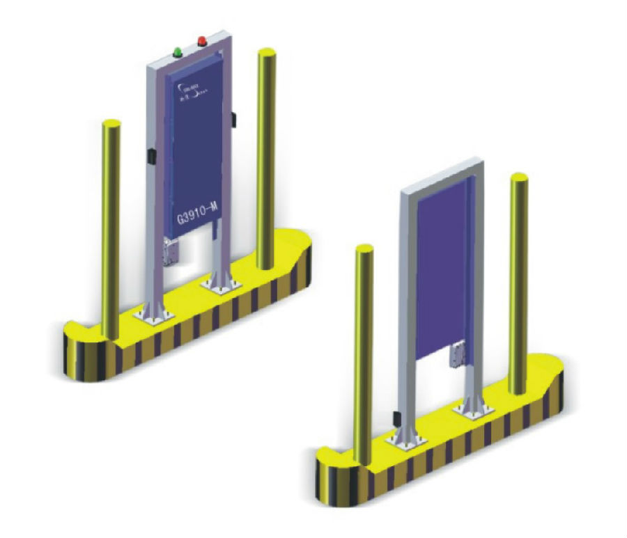 SIM-MAX G3910-M 中小型通道式車(chē)輛放射性監(jiān)測(cè)系統(tǒng)